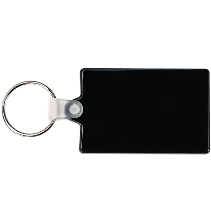 Rectangle Soft Plastic Keychains 4