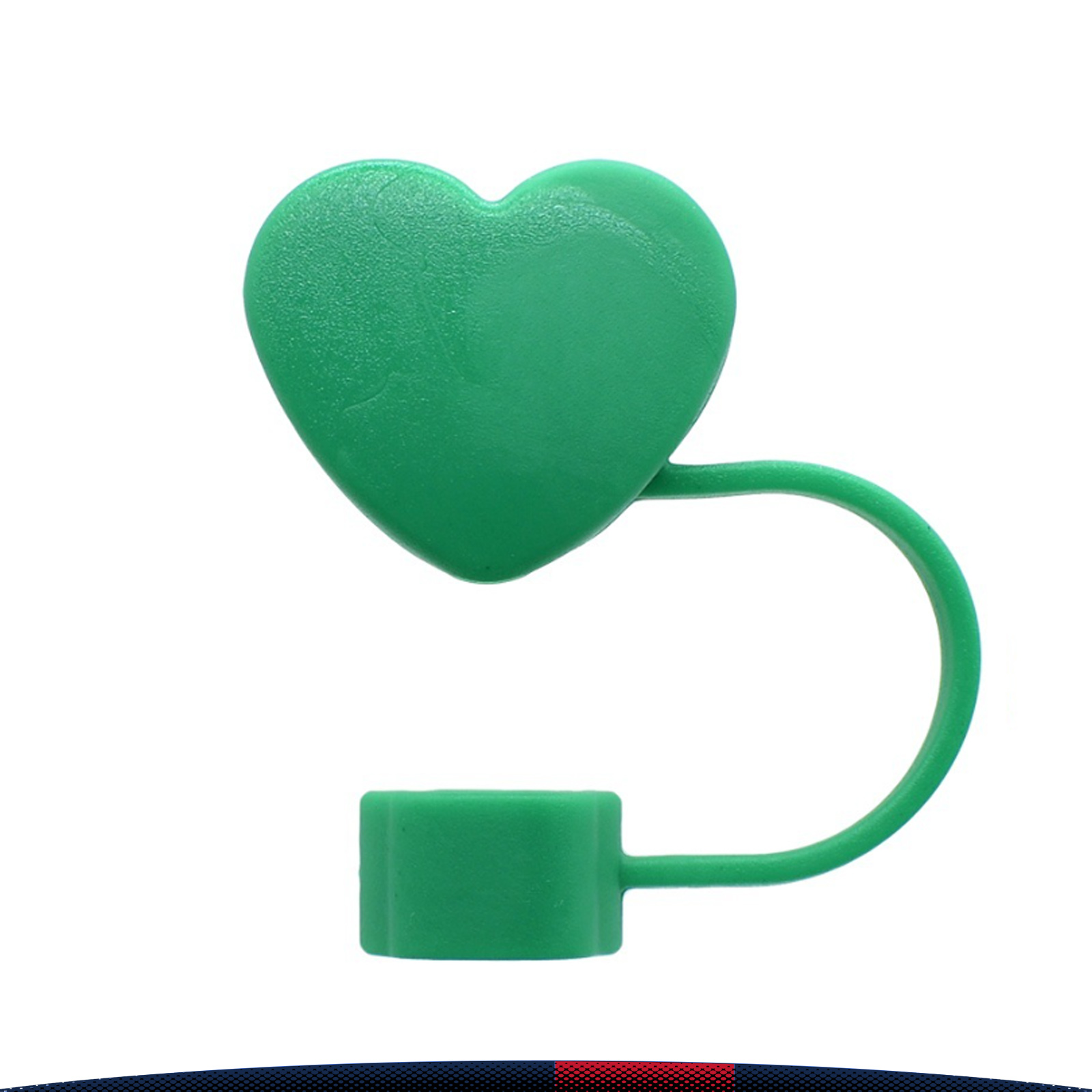 Sippa Heart-Shaped PVC Straw Topper 4
