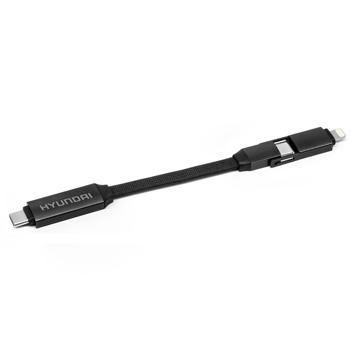 2-in-1 USB-C Charging Cable with Lightning Adapter - 60W Fast Charge 3