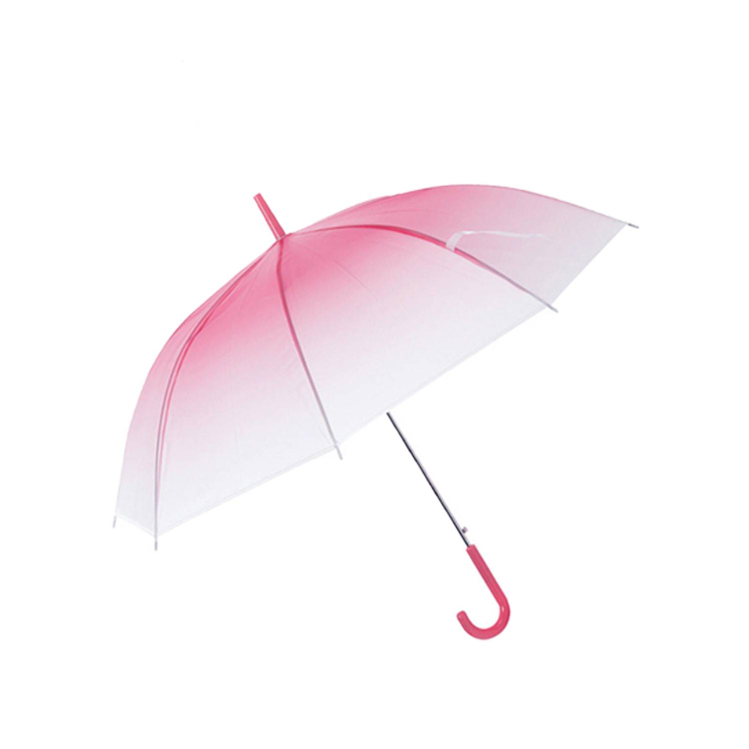 Gradient Transparent Solid Color Children's PVC Umbrella 5