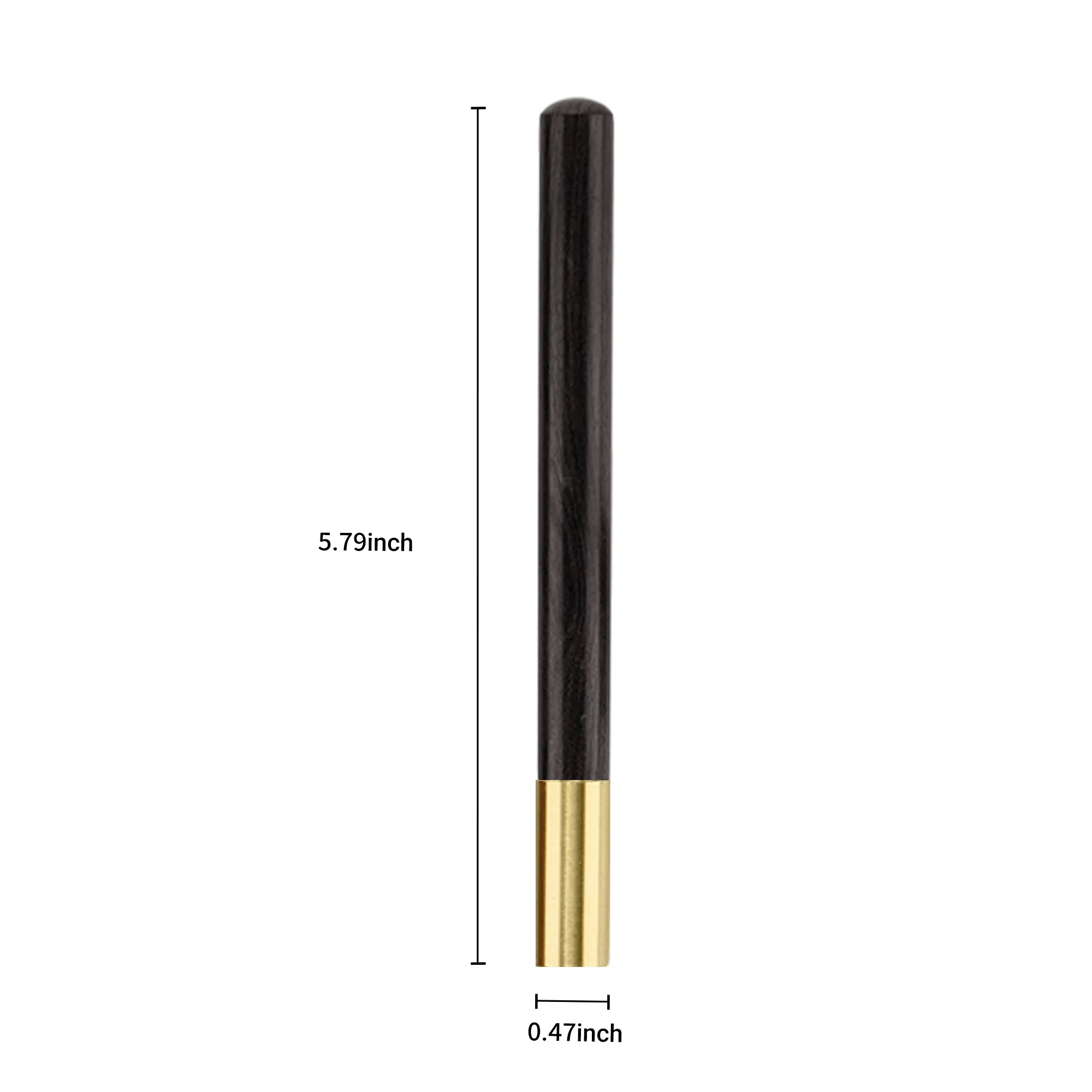 Brass and Rosewood Business Pen with Twist Cap 2