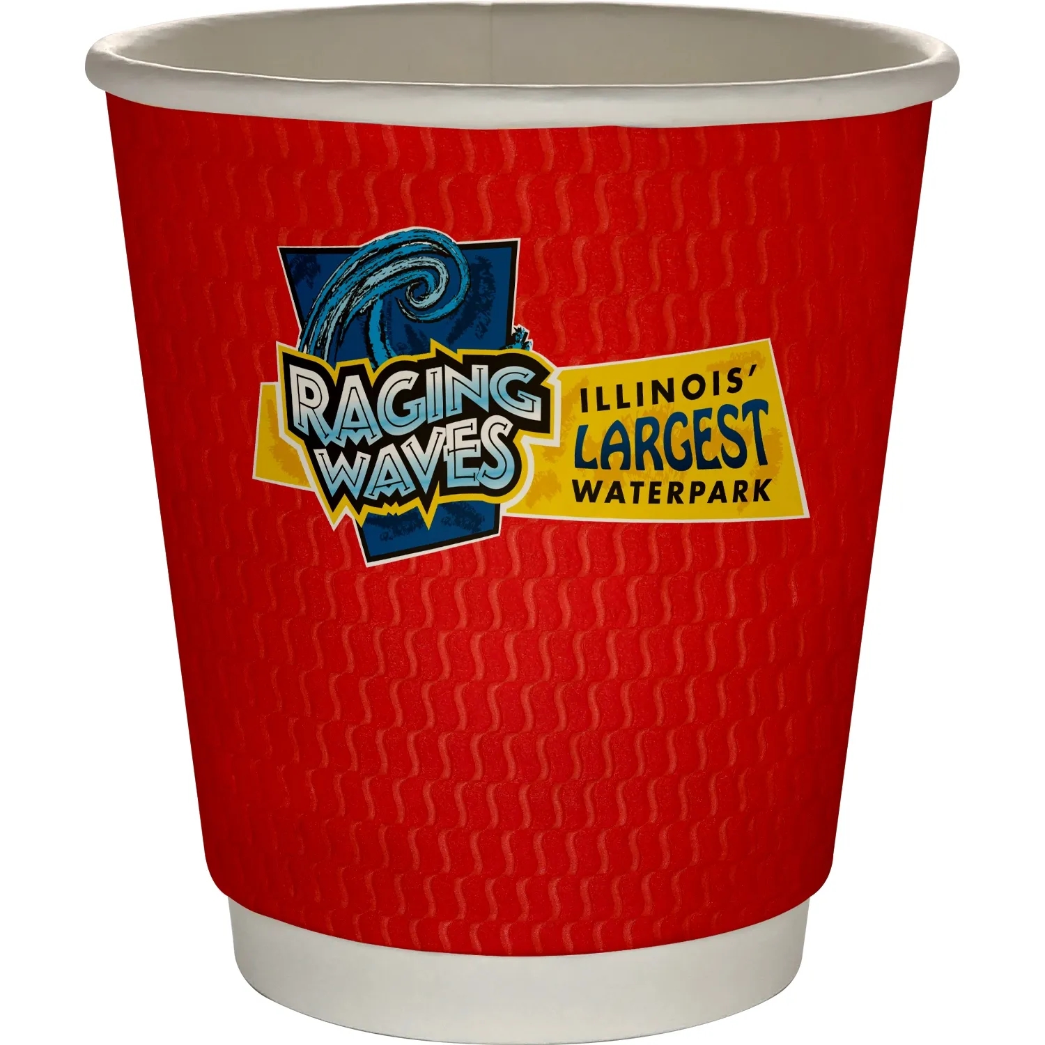 10 oz Full Color Wave Insulated Paper Cup 13