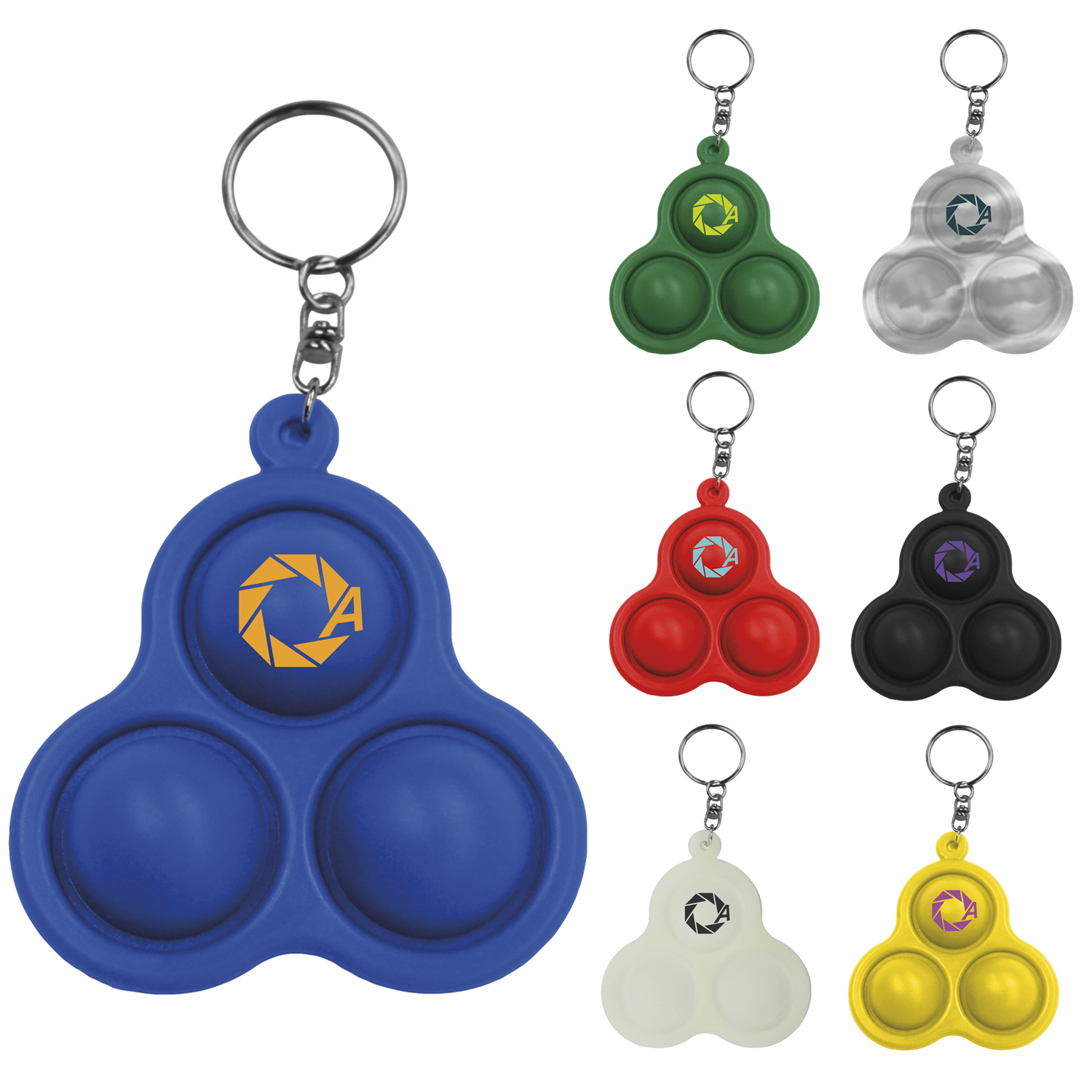 Universal Source® Pop 3 Bubbles Keychain 24