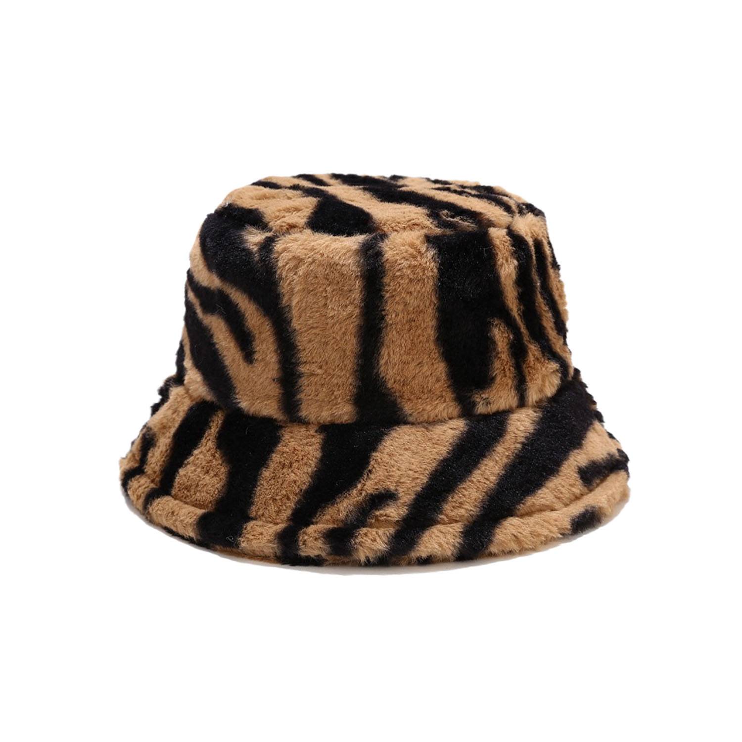 Lightweight Windproof Cozy Warm Plush Fleece Bucket Hat 8