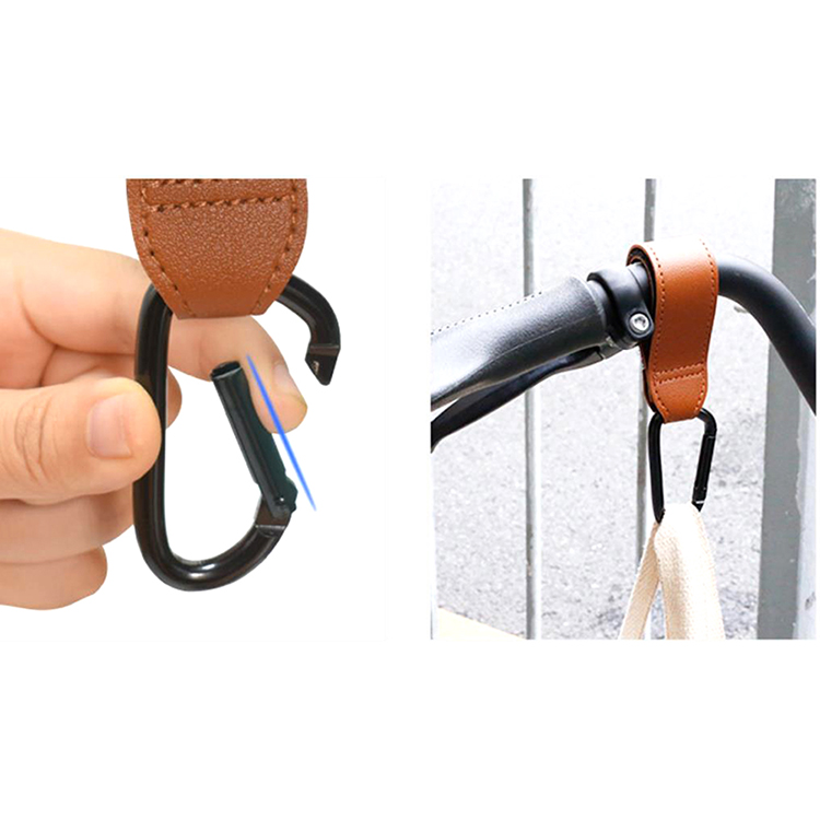 PU Hook And Loop Fastener Carabiner 2