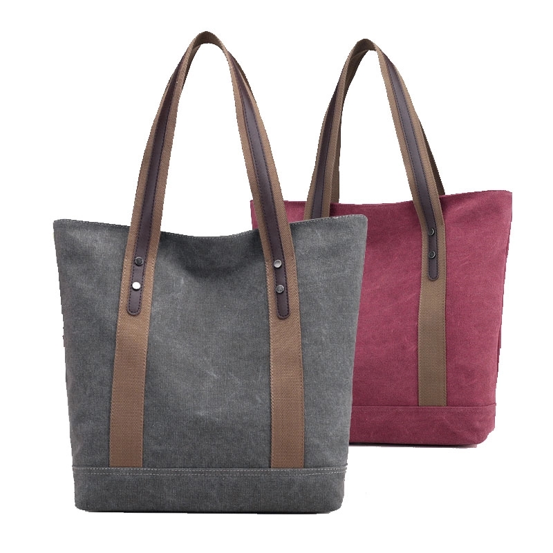 Canvas Tote Handbags, custom tote bag with logo imprint 1