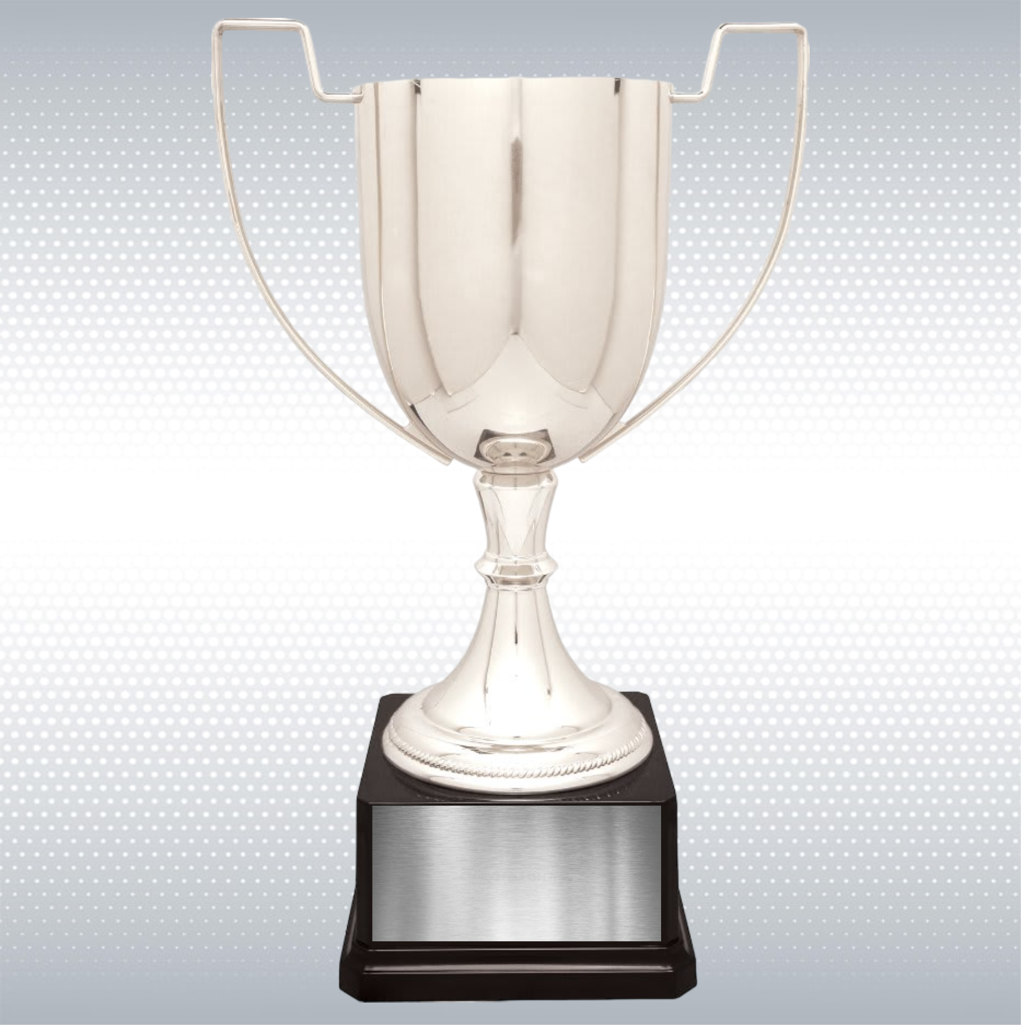 14 1/4" Completed Zinc Cup Trophy on Plastic Base 5