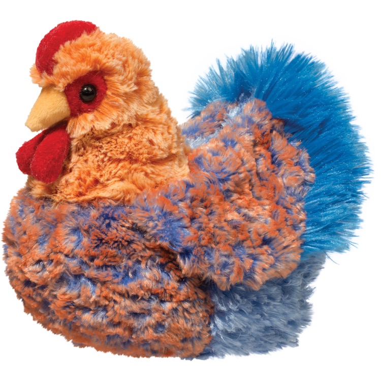 Henrietta Blue Lace Hen Stuffed Animal 2