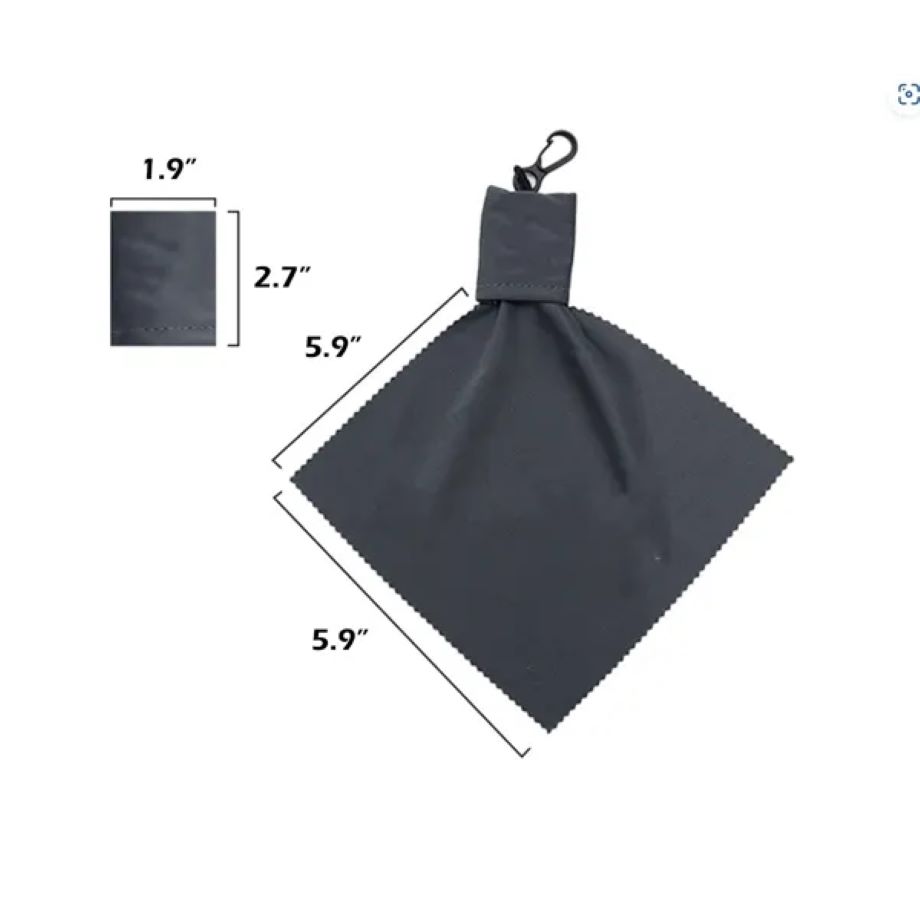 Microfiber Glasses Cloth With Storage Bag And Keychain 1