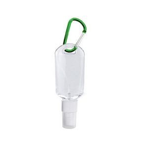 50ml Sanitizer Dispenser Bottle With Carabiner 8