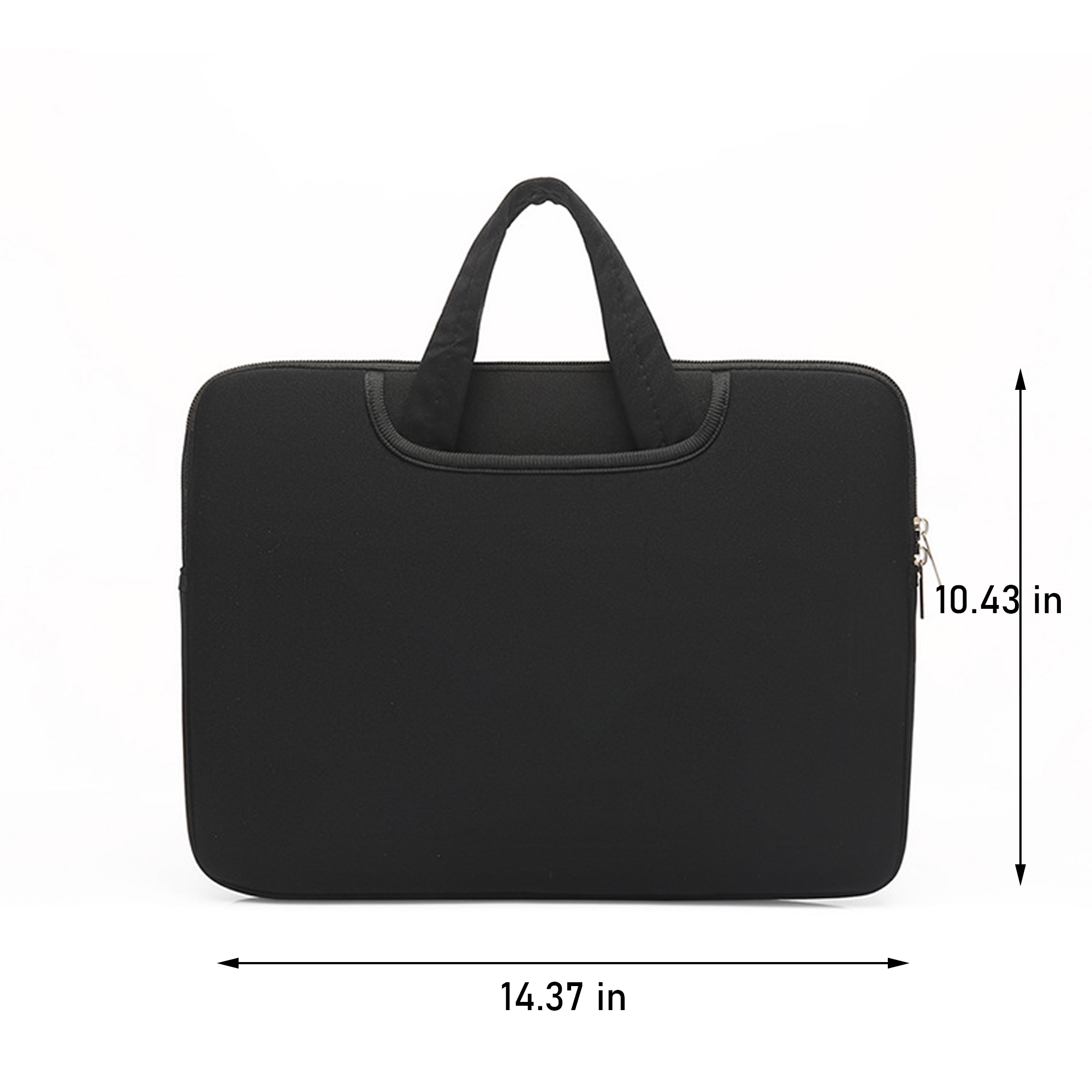 Full Color Custom Laptop Sleeve  Hidden Handles 14" MOQ 10 4