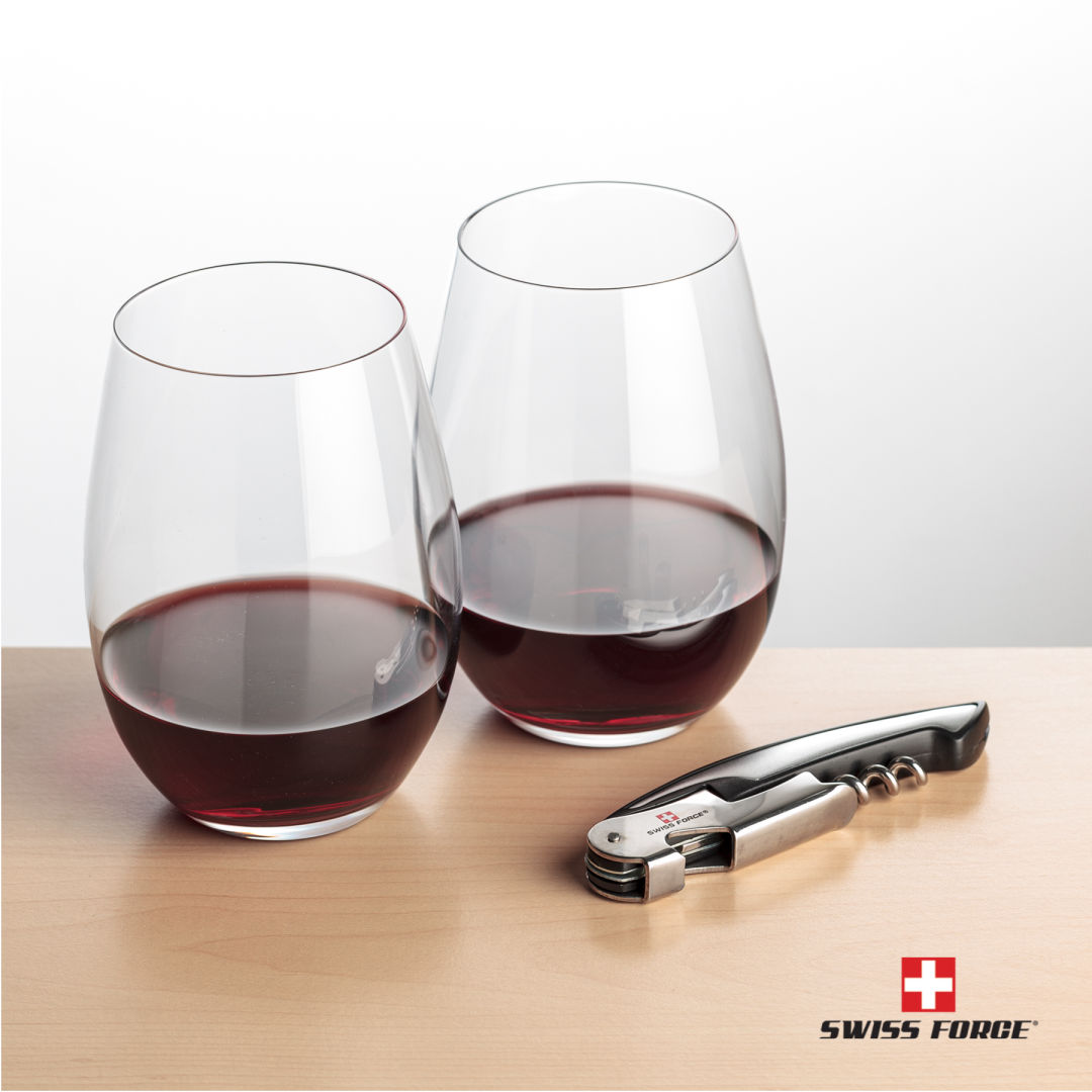 Swiss Force® Opener & Laurent Stemless Wine 8