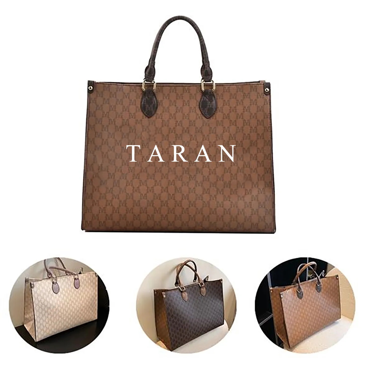 Female Large Capacity Retro Mature Handbag 1