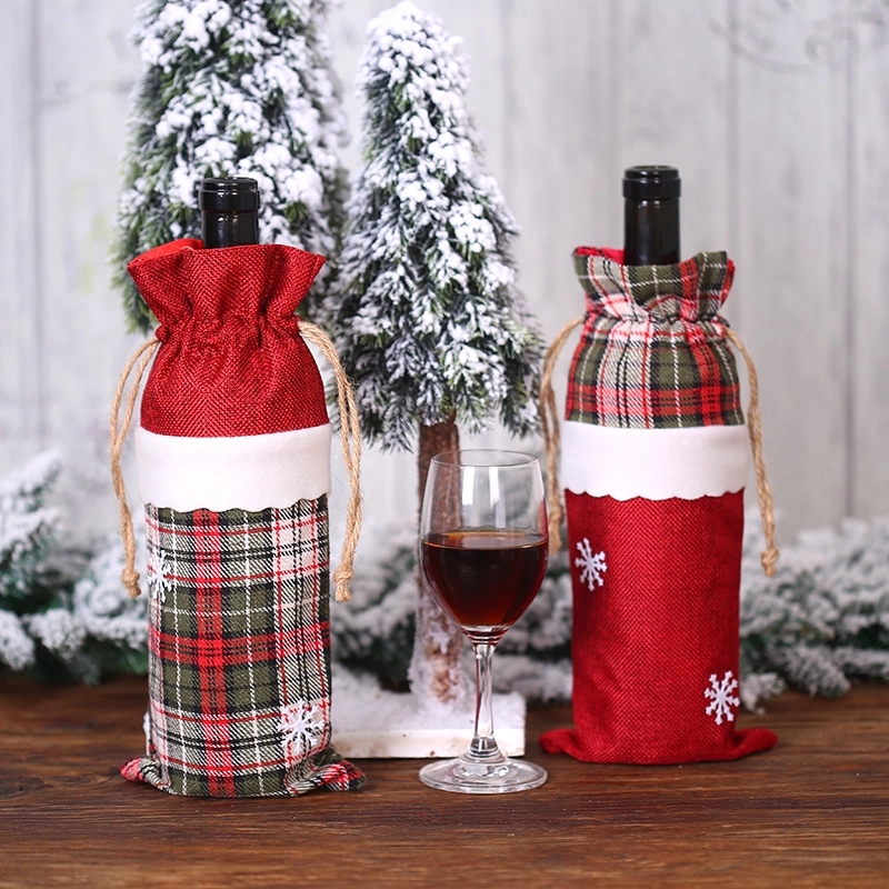 Christmas Wine Bottle Cover 4
