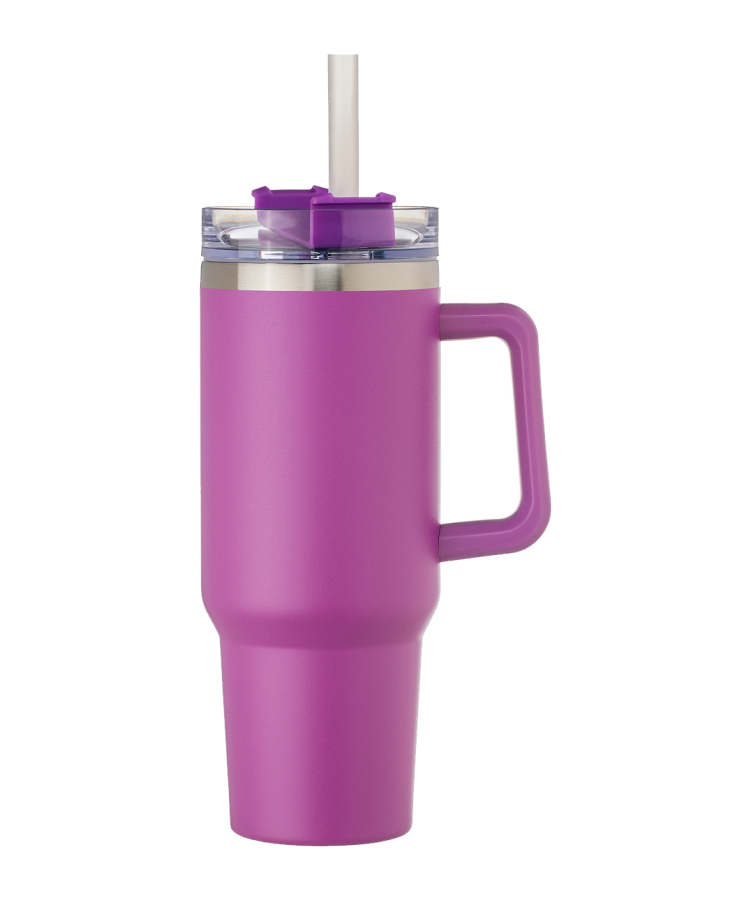 Union Printed - 40oz SS Double Wall Vacuum Mug & Straw Lid with Twist Closure 13