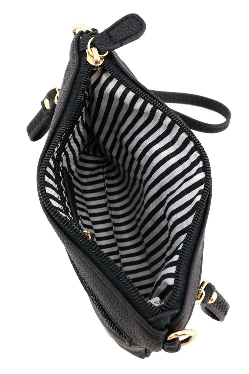 PU Leather Small Wristlet Crossbody Bag 6