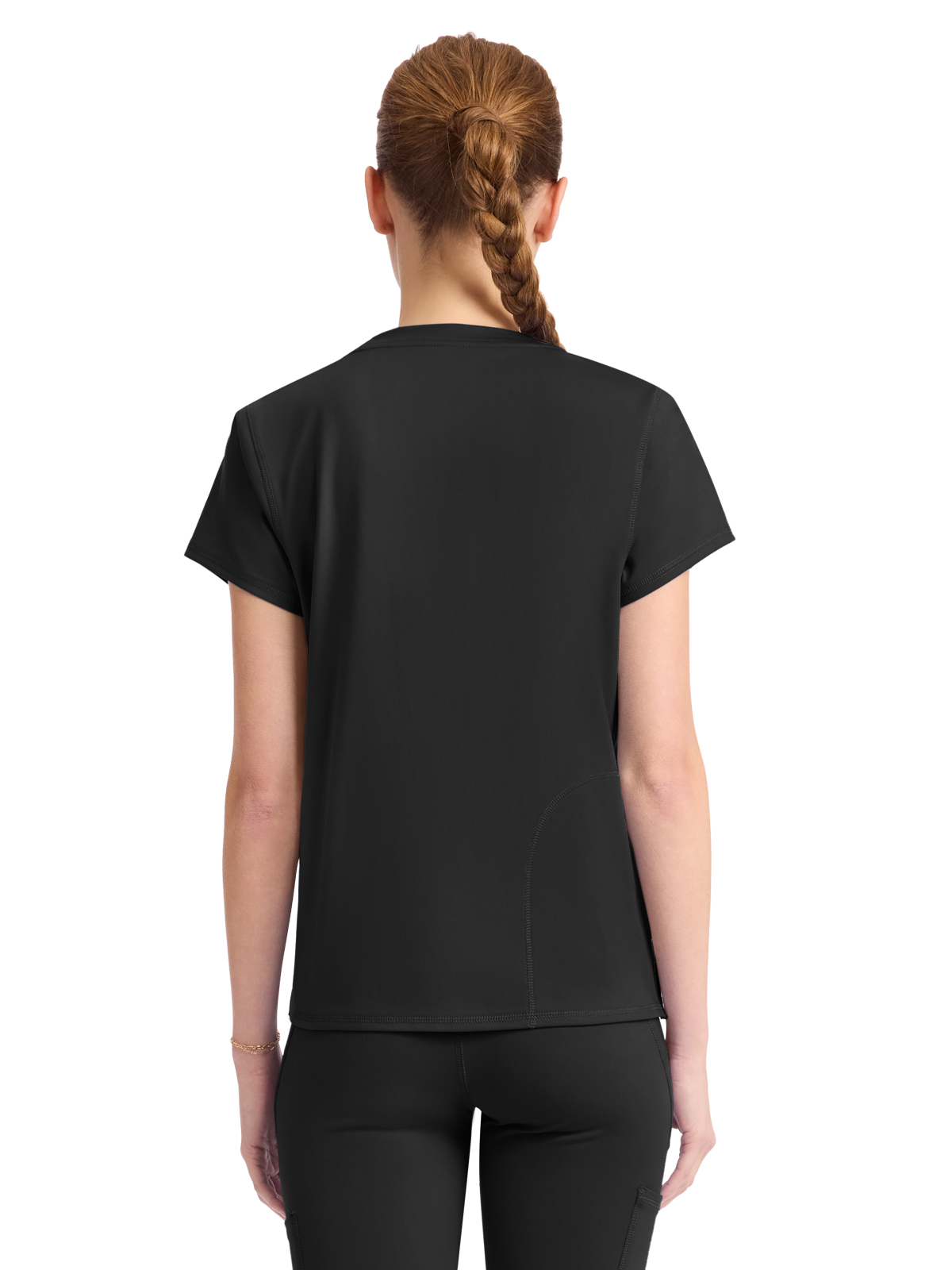 Med Couture - MC AMP KNIT - Women's 2-Pocket Crew Neck Tee 21