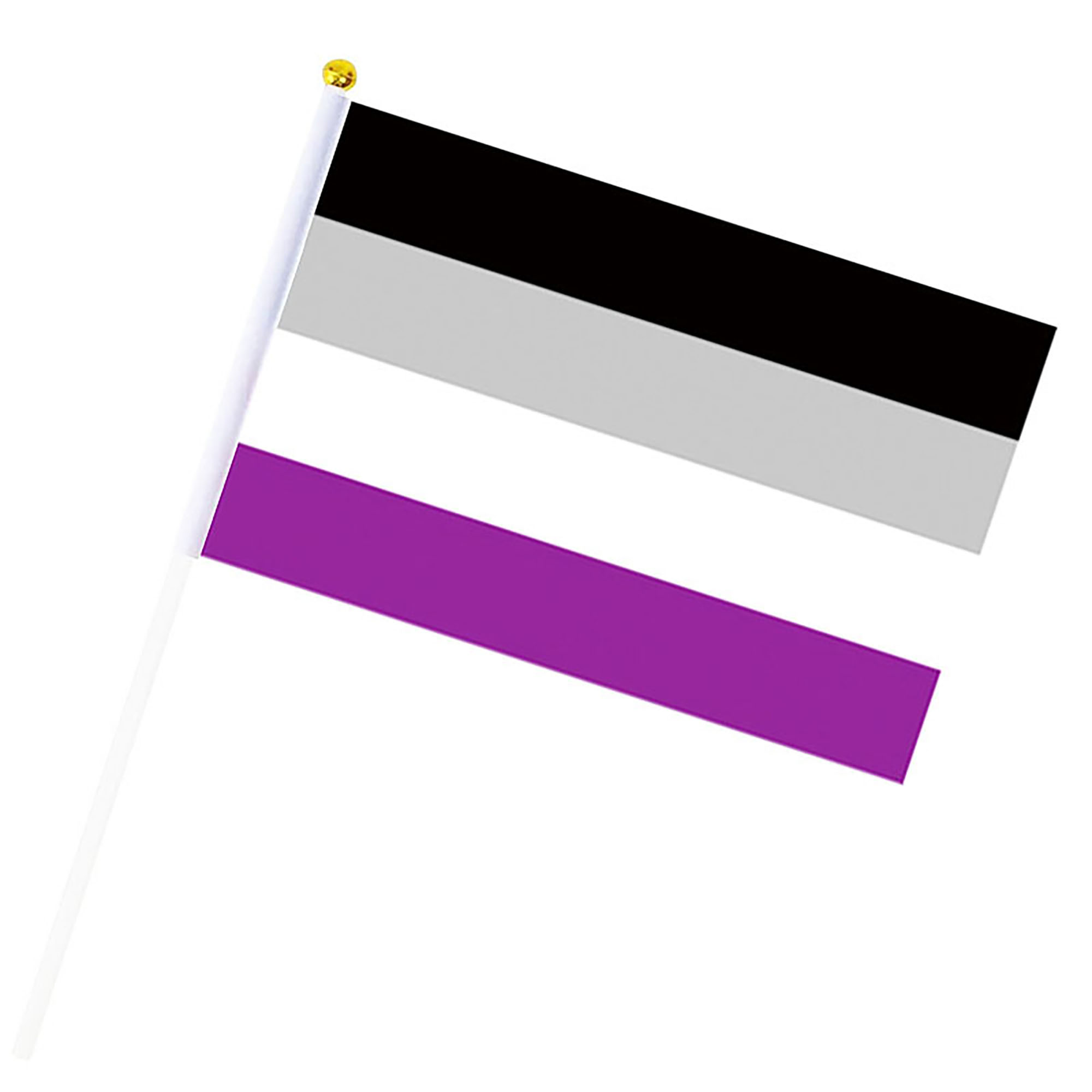 Rainbow Pride Vibrant Handheld Waving Flag 1