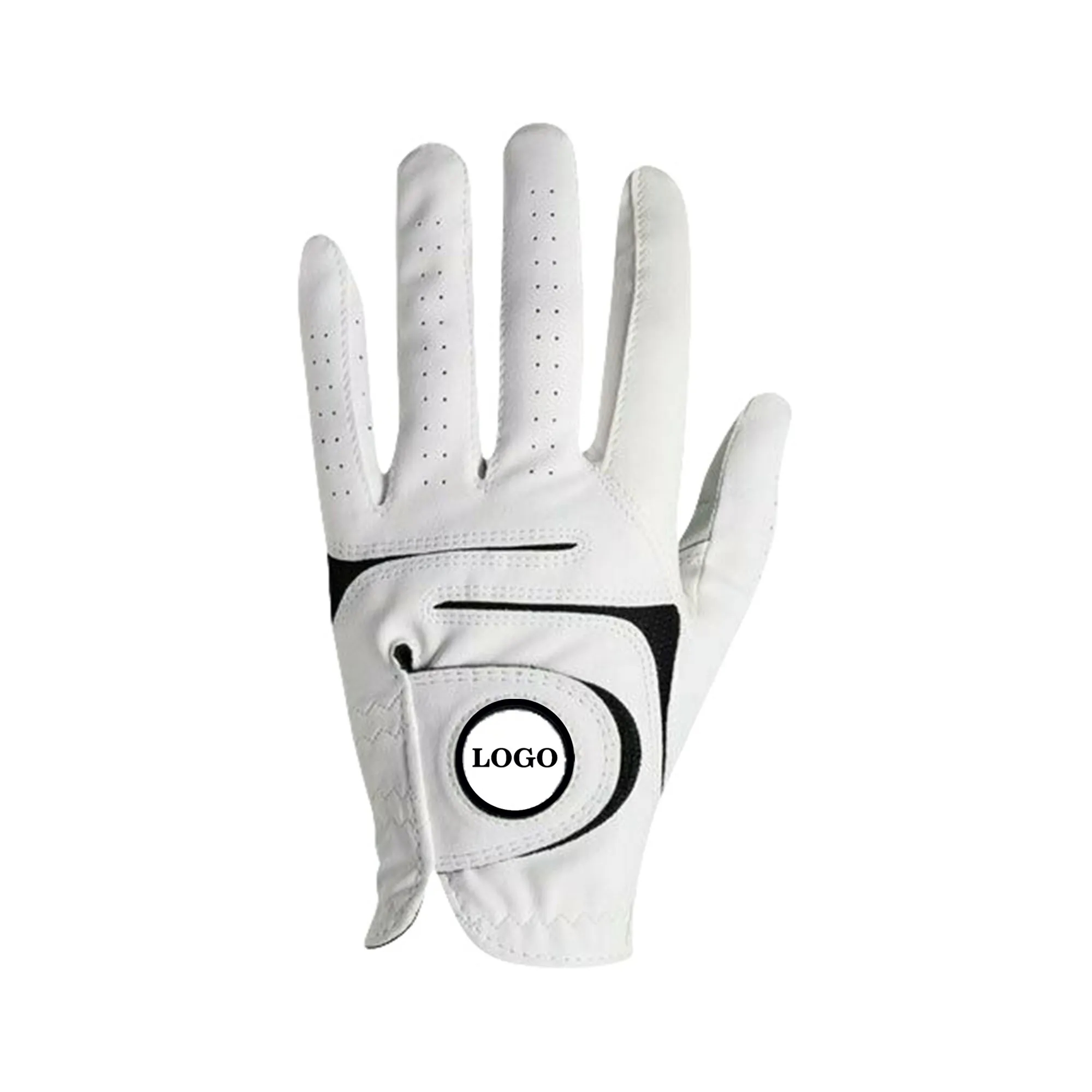 PU Lambskin Golf Gloves 4