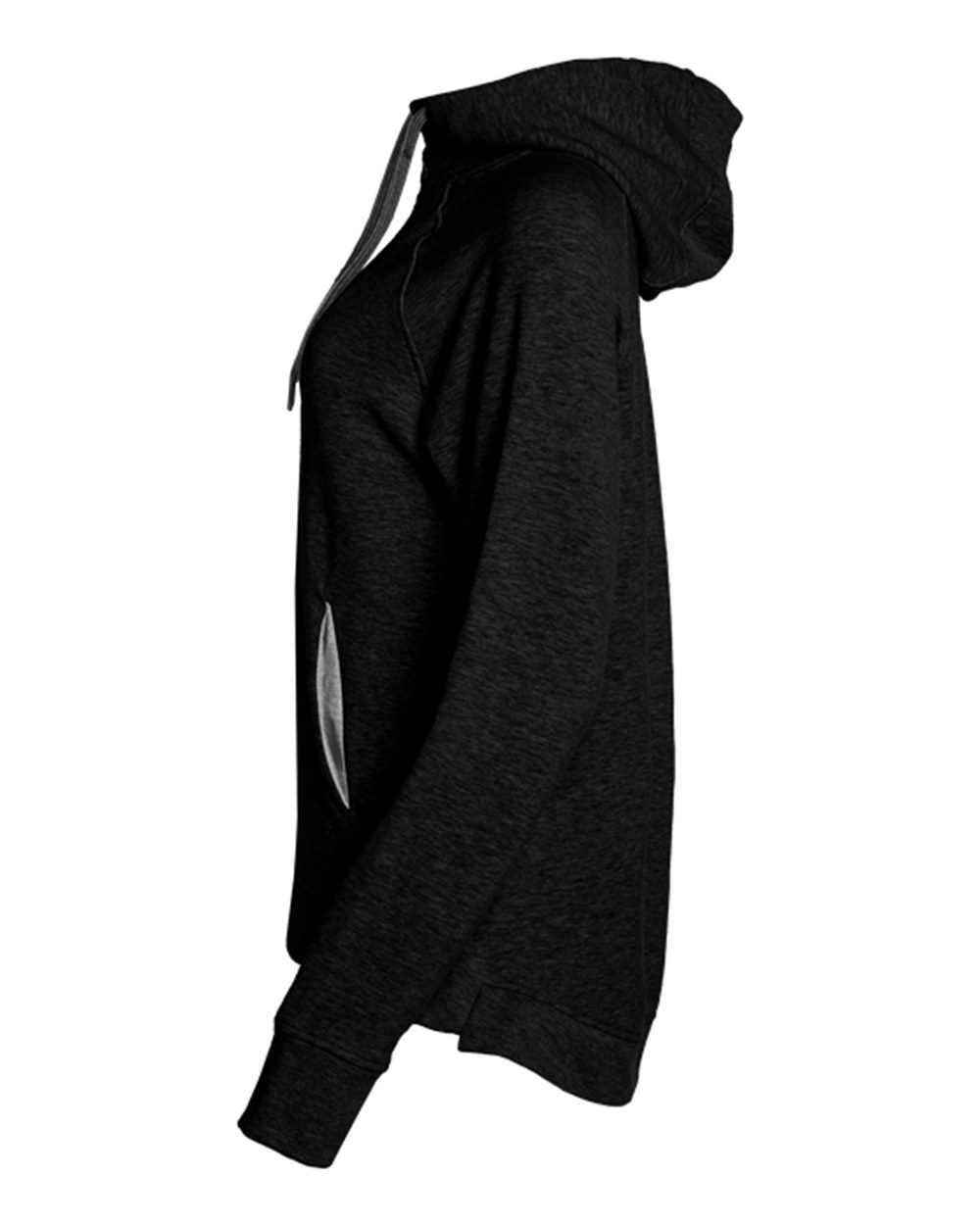 Women's FitFlex French Terry Quarter-Zip Hooded Pullover - 1051 13