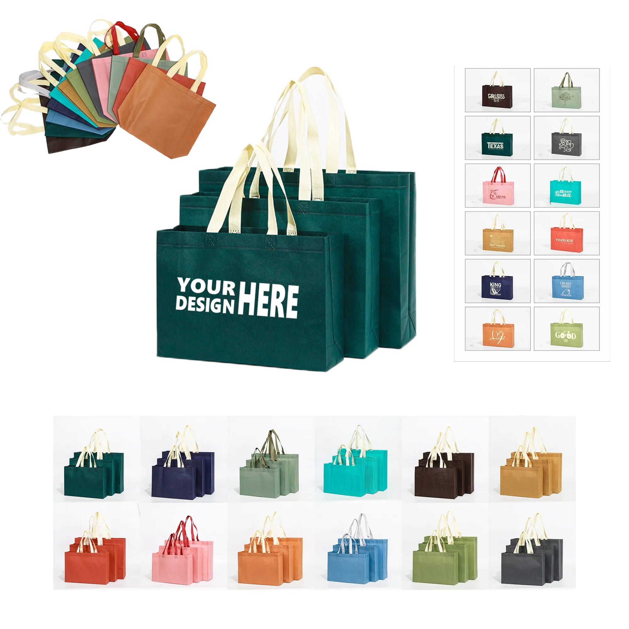 Non Woven Grocery Tote Bag MOQ100 1