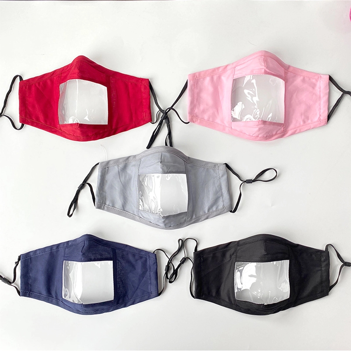 Lip visible protective face mask 2