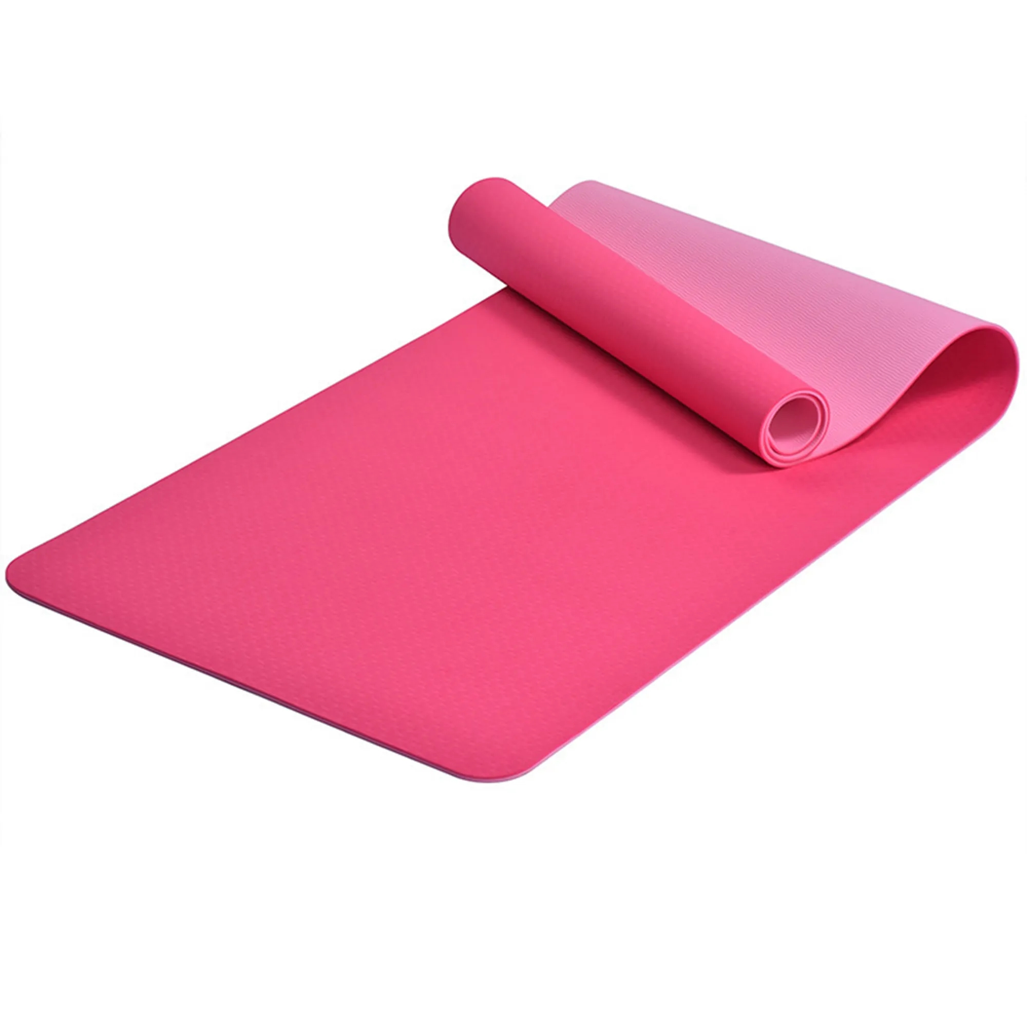MOQ12 Dual Color TPE Yoga Mat Portable Fitness 3