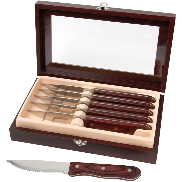 Manchurian Ash 6-Piece Steak Knife Set 5