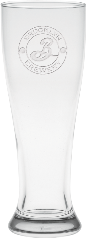 16 oz. Pilsner Glass - Deep Etched 12