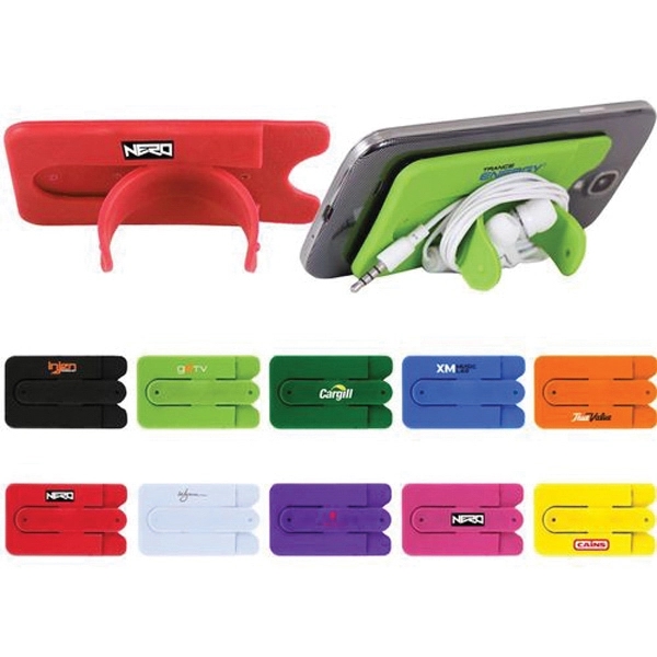 Silicone Wallet Card Phone Stand 3