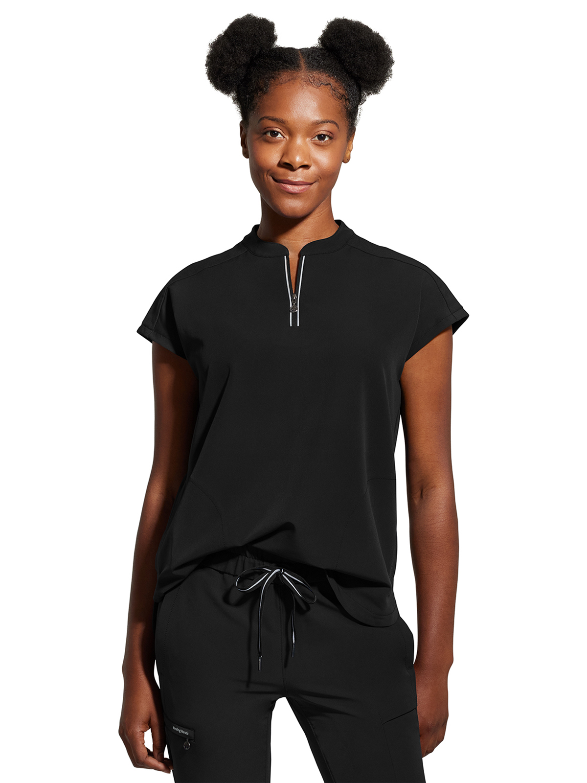 Healing Hands - 360 - Women's 2-Pocket Sandy Mandarin Collar Top 42
