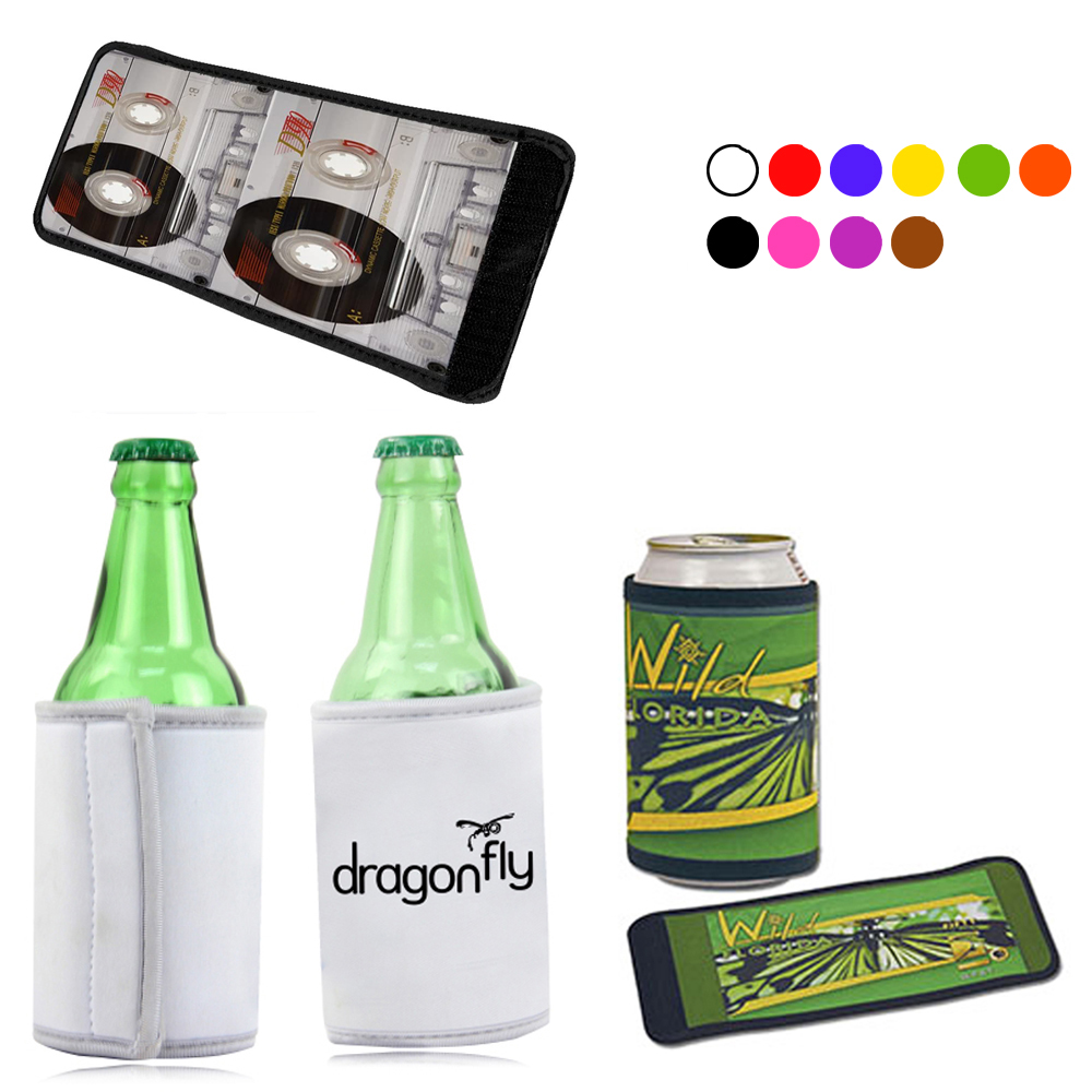 Hook & Loop Grip Bottle And Can Cooler 18