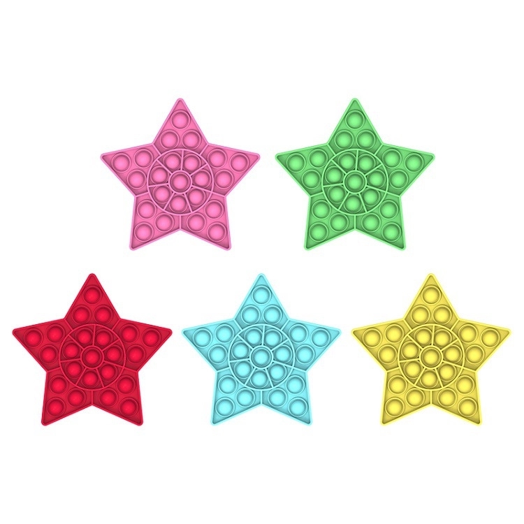 Five-pointed Star Push Pop Toy 2
