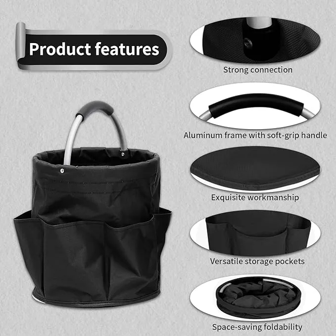 Versatile Collapsible Basket with Handles 4