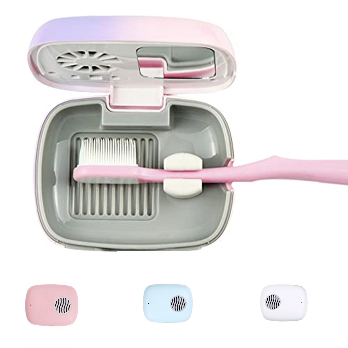 Rechargeable Mini Fan UV Toothbrush Sterilizer Cover 2