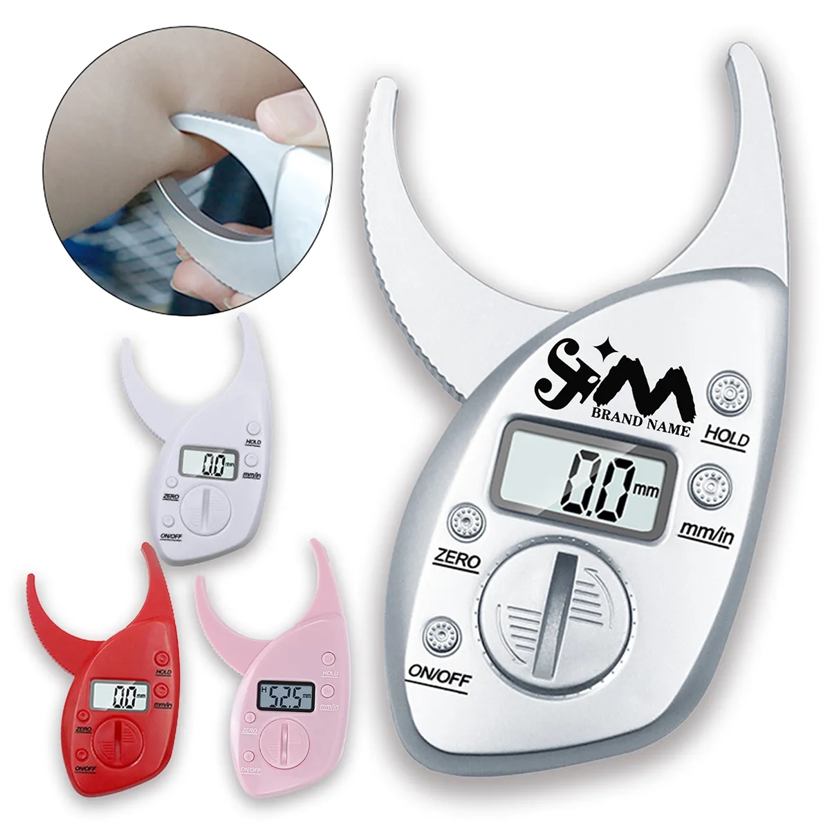 Handheld Portable Digital Body Muscle Fat Caliper 2