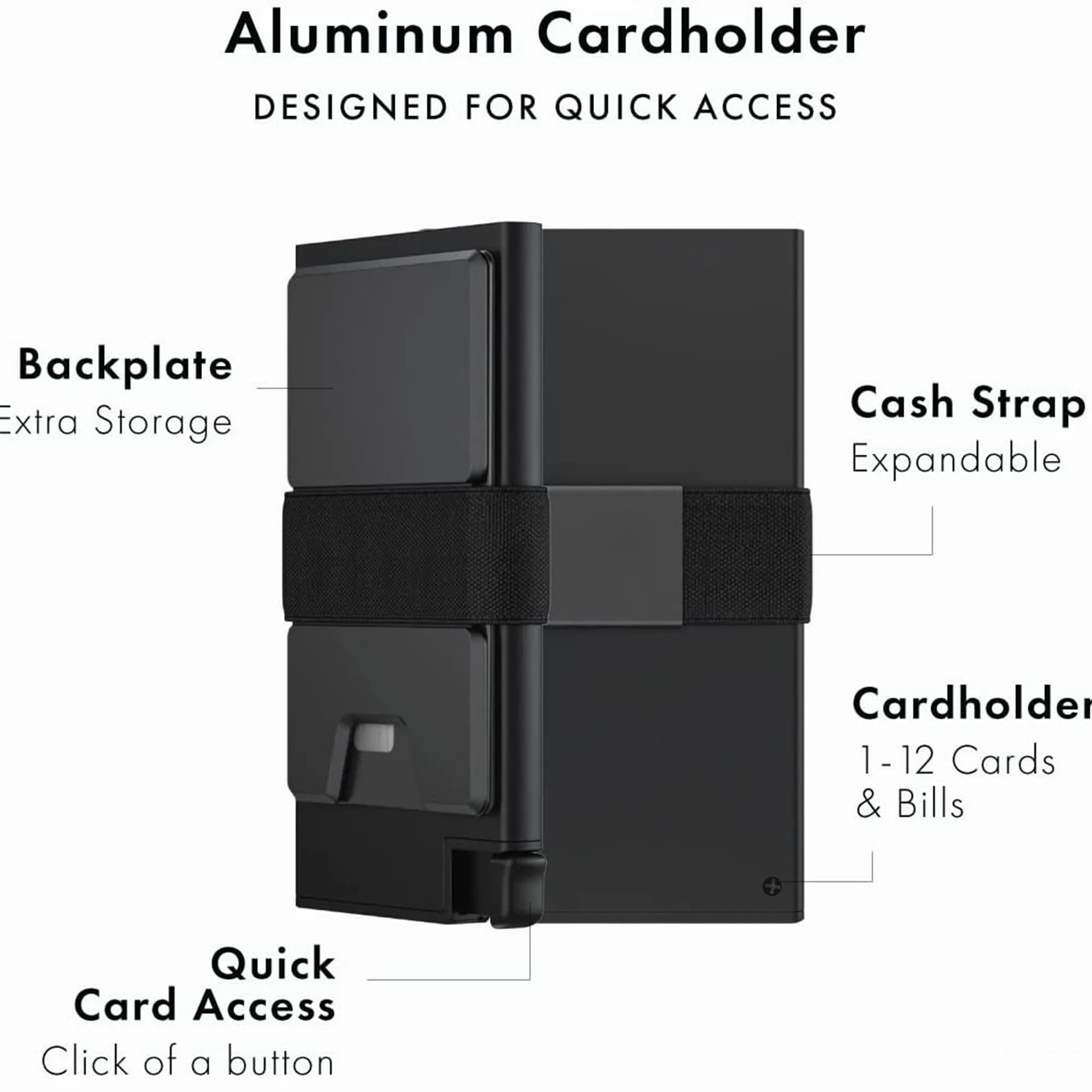 MOQ20 RFID Blocking Card Holder Wallet 12