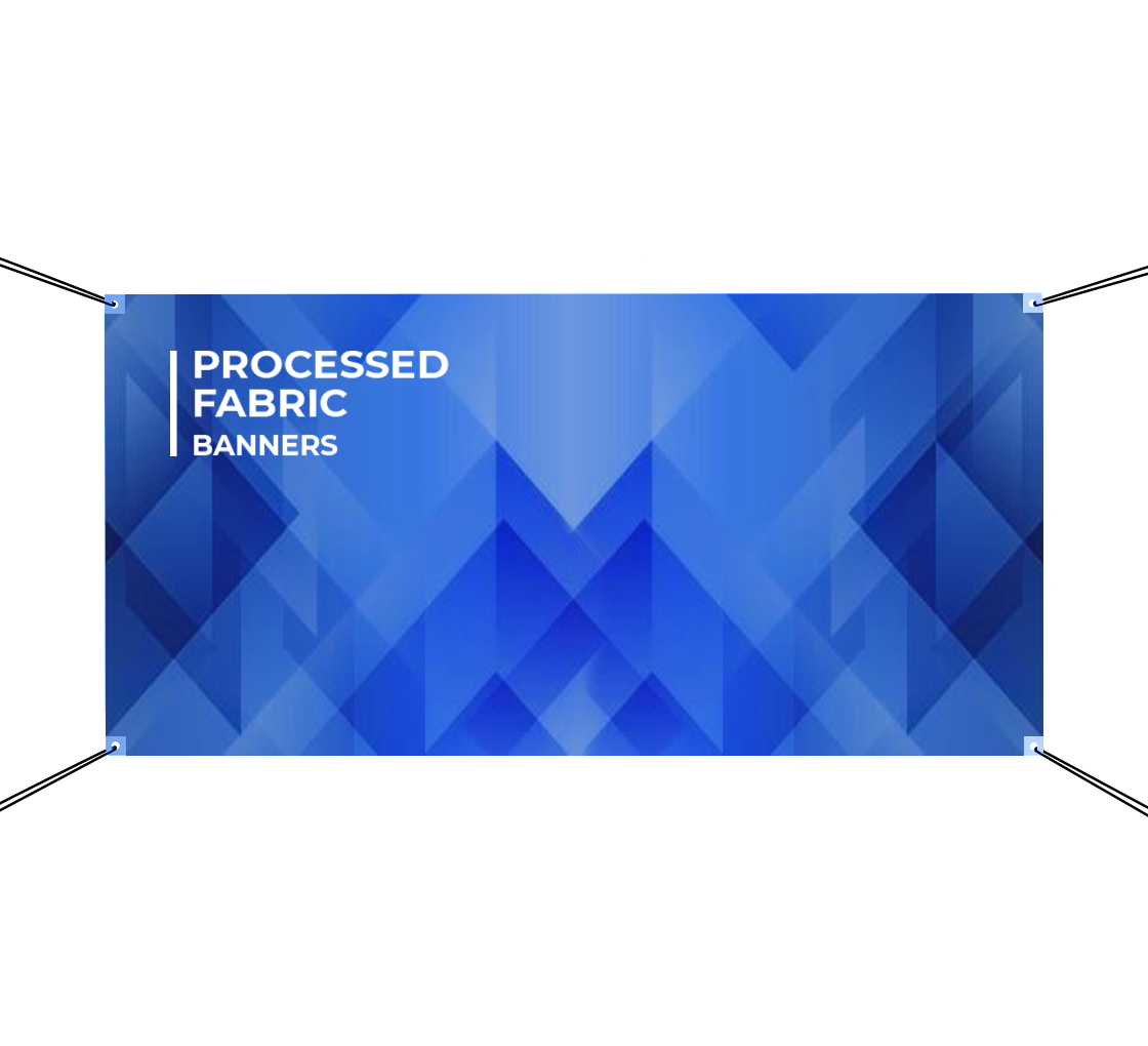 Processed Fabric Banners-Top and Bottom Pole Pocket(1ftx1ft) 6