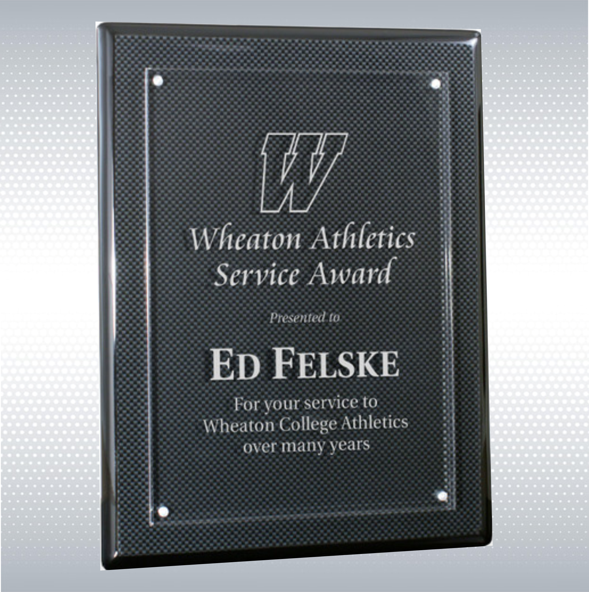 Carbon Fiber Piano Finish Plaque Acrylic Floating Plate 5