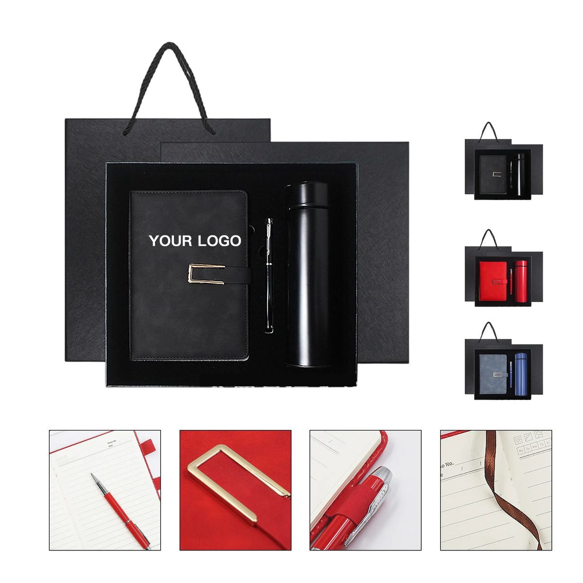 Premium Gift Set with Notebook Pen and Travel Mug 3