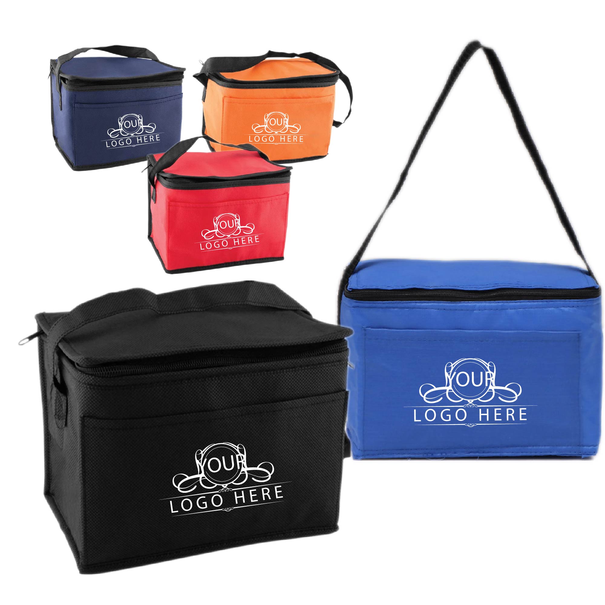 Zip Closure Main Compartment Cooler Bag 2