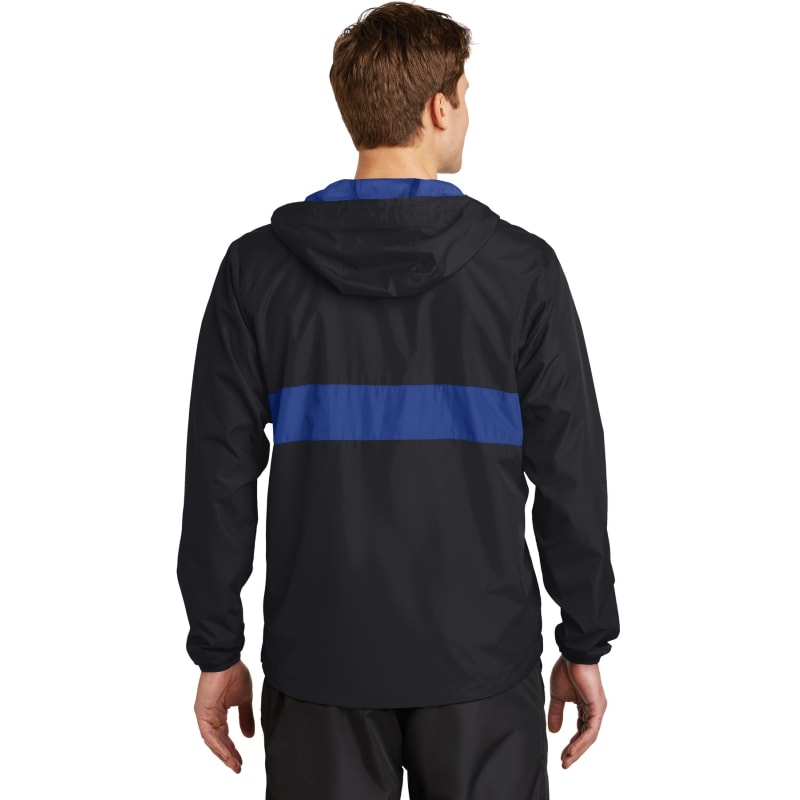 Sport-Tek Zipped Pocket Anorak. 6