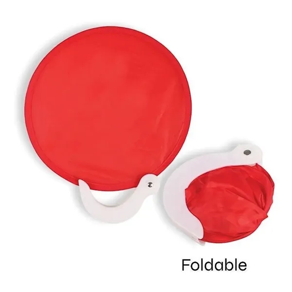 Custom fold up DISC fan with handle 7