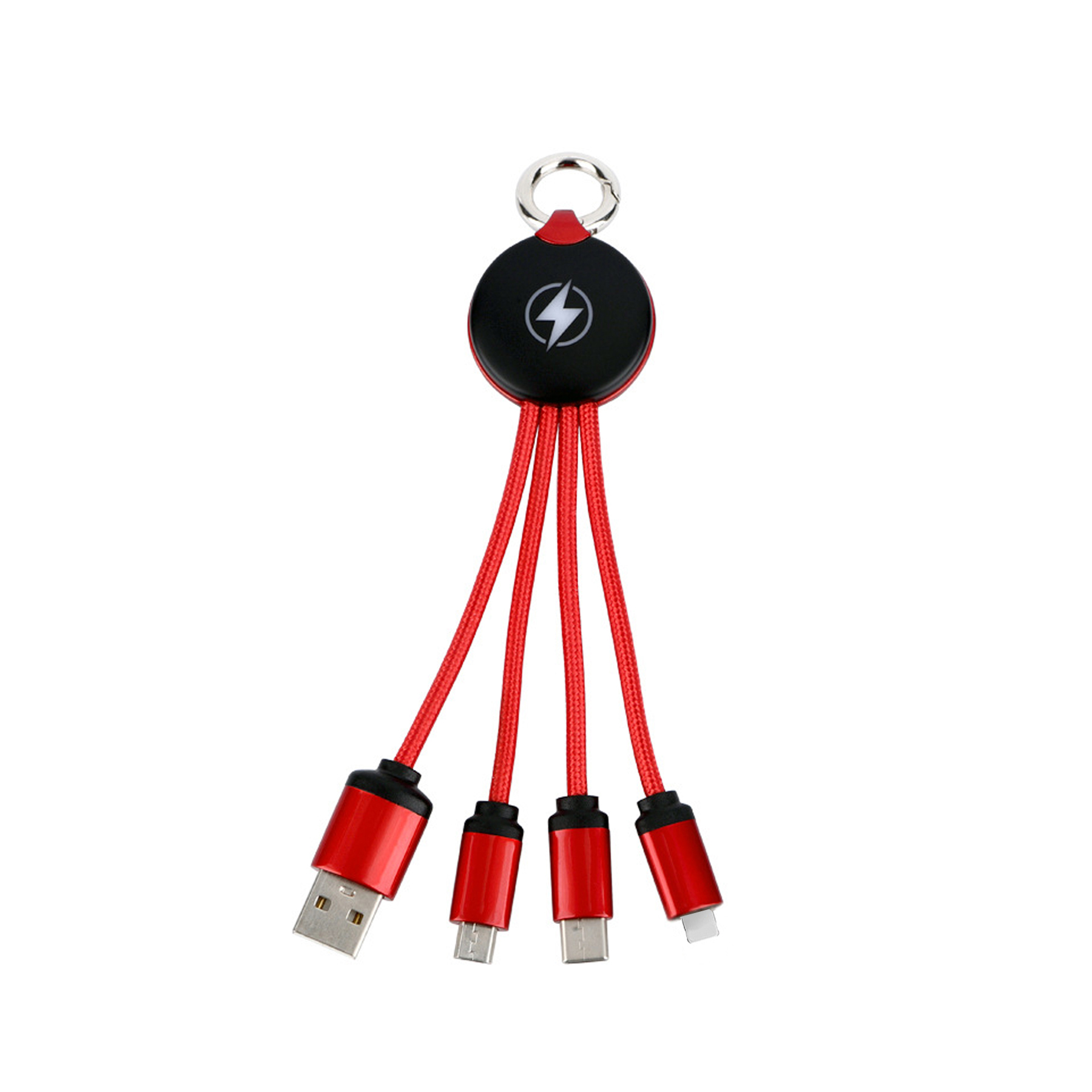 3 in 1 Multi Charging Cable with Key Ring 3