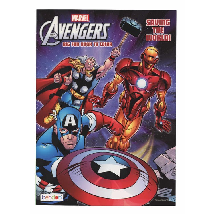 Marvel Avengers Coloring Books 1