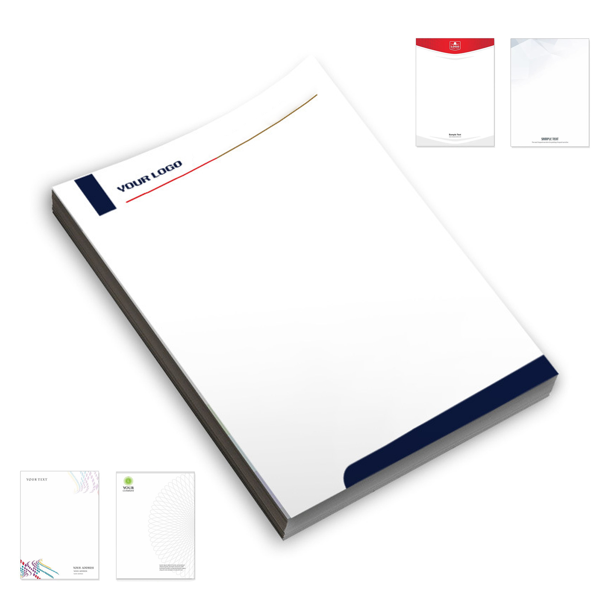 Personalized Notepad Custom Letterhead Writing Pad 2