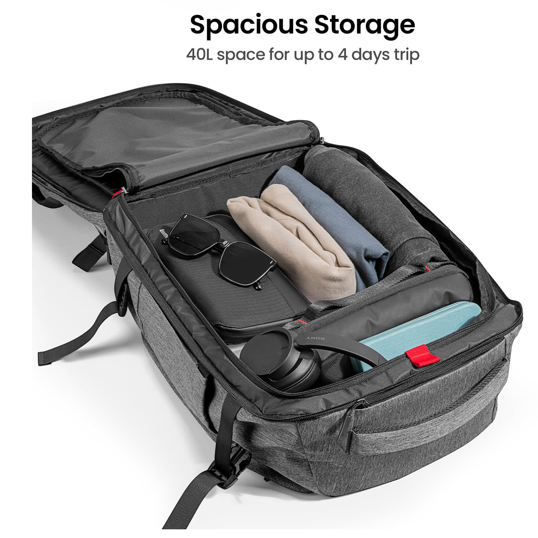 40L TSA Approved Carry-On Travel Backpack 4