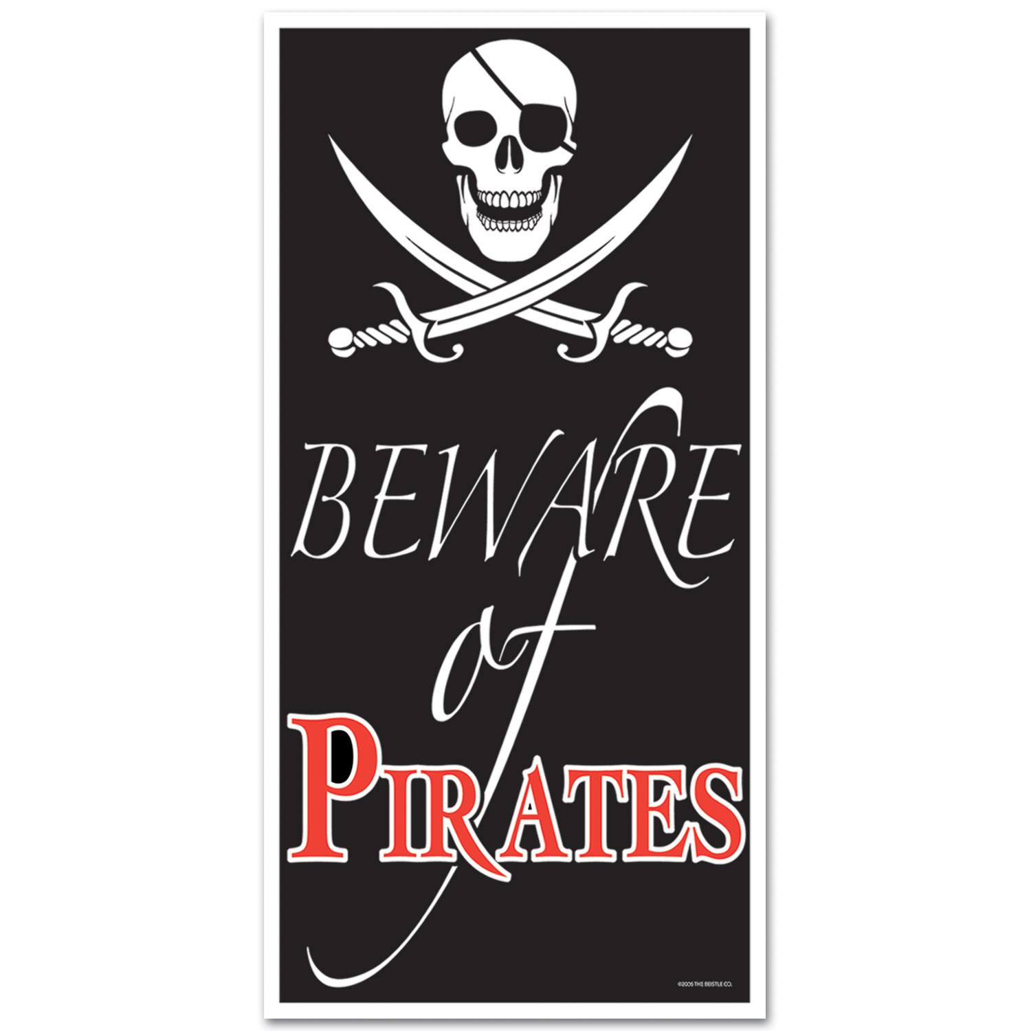 Beware Of Pirates Door Cover