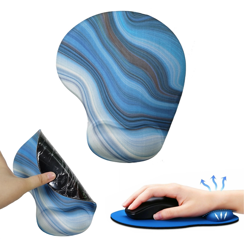 Office Mouse Pad with Gel Wrist Rest 2