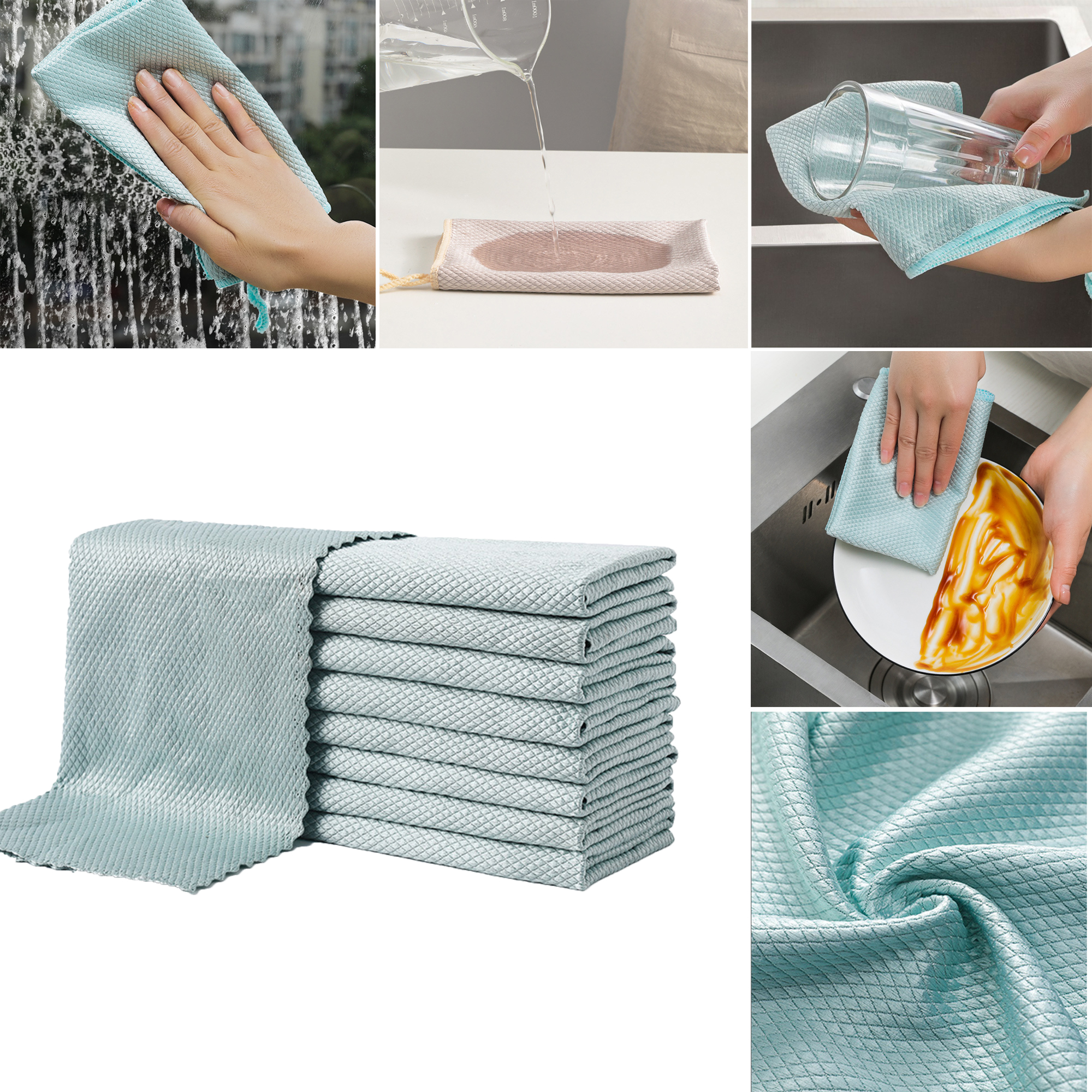 Fish Scale Dishcloth 5